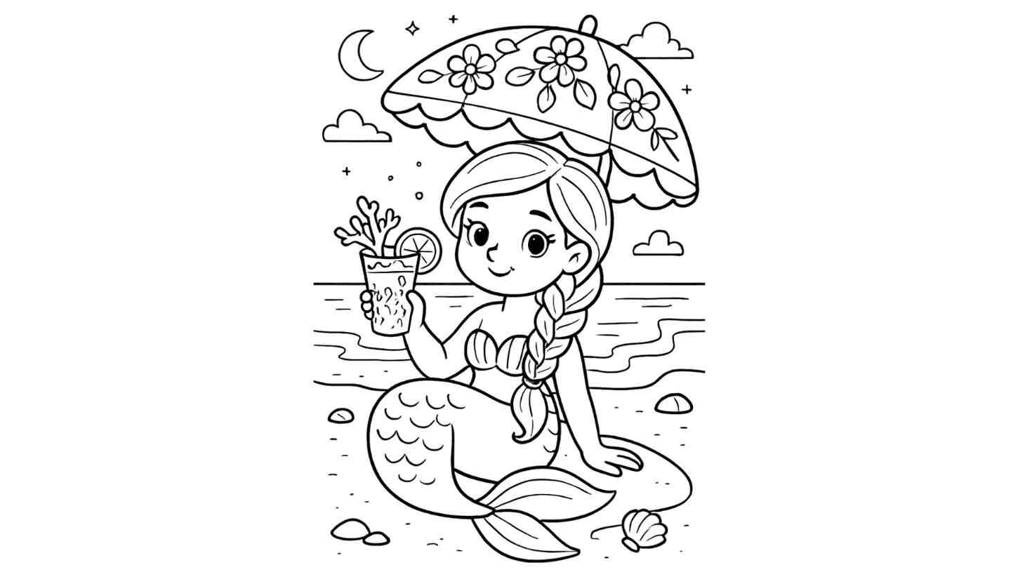 Mermaid at the Beach
