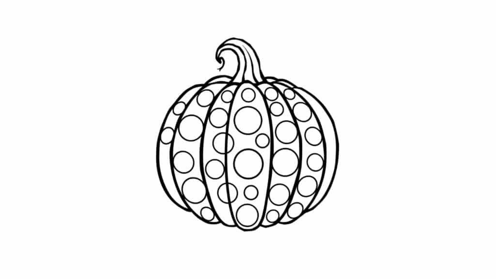Pumpkin Dot Art