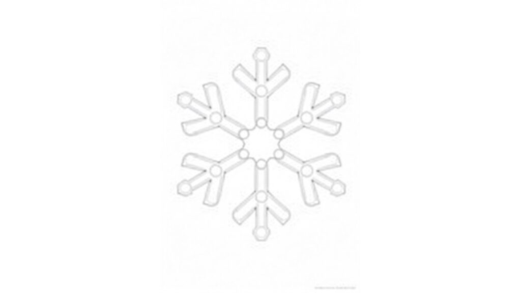 Snowflake Dot Art