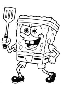 SpongeBob at the Fry Cook Games