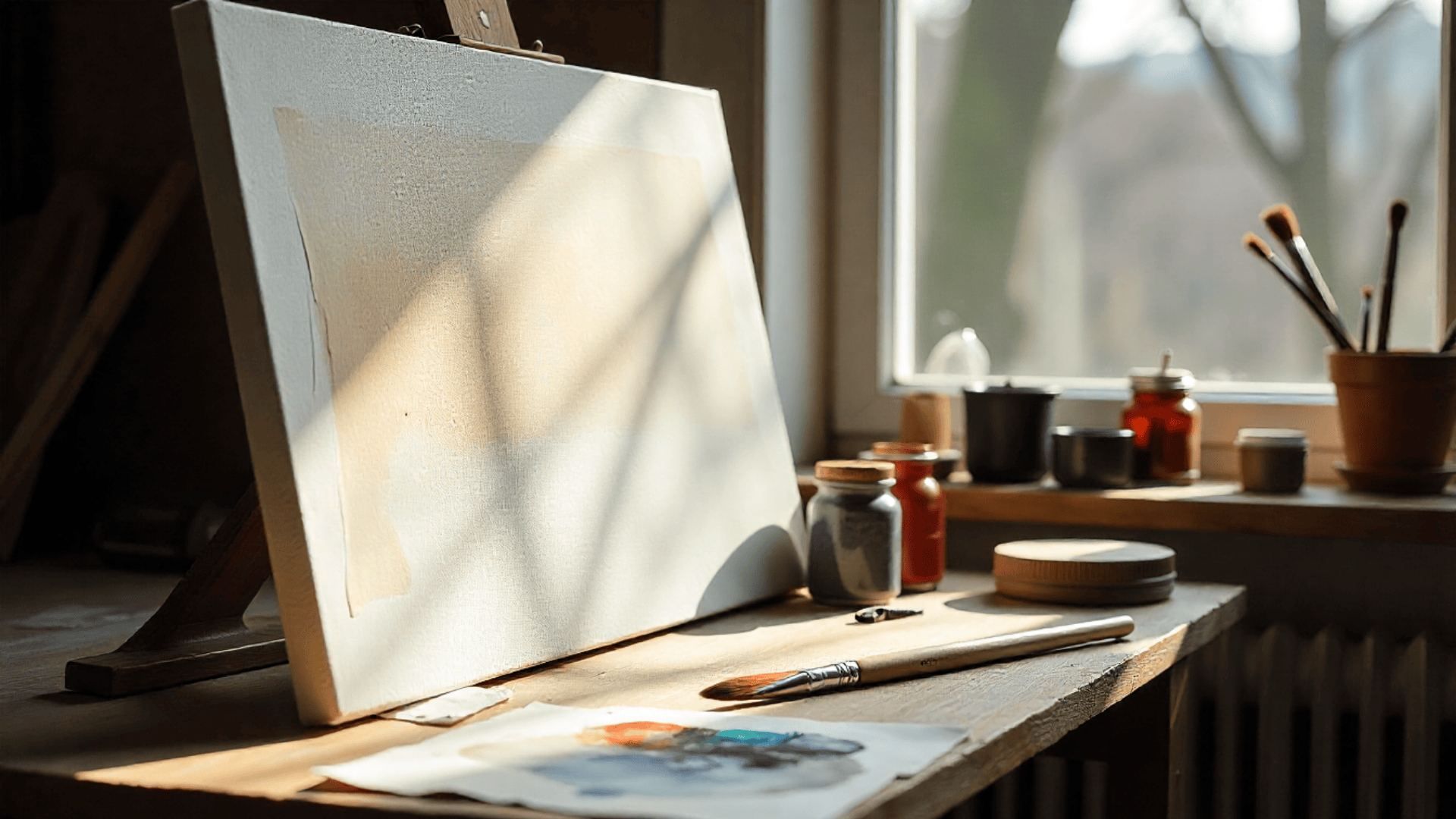 step 1-acrylic-on-canvas