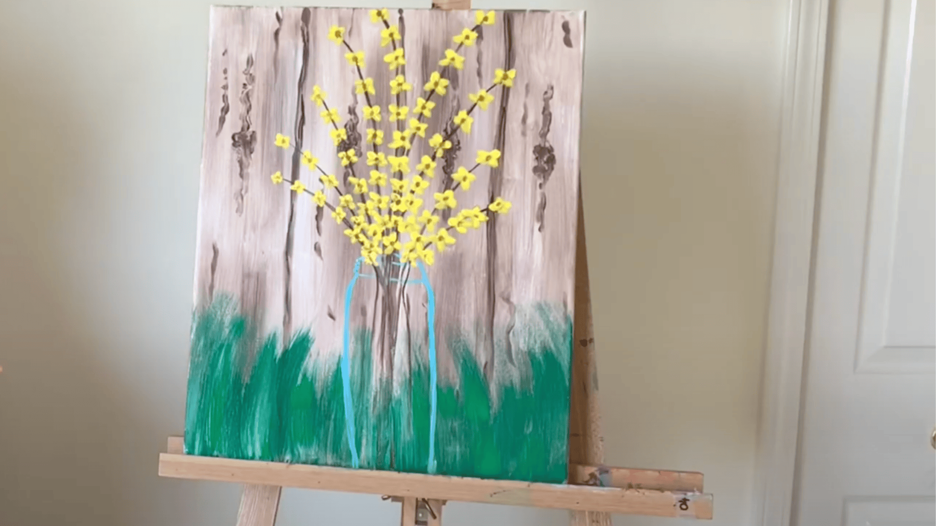 step 6-acrylic-on-canvas