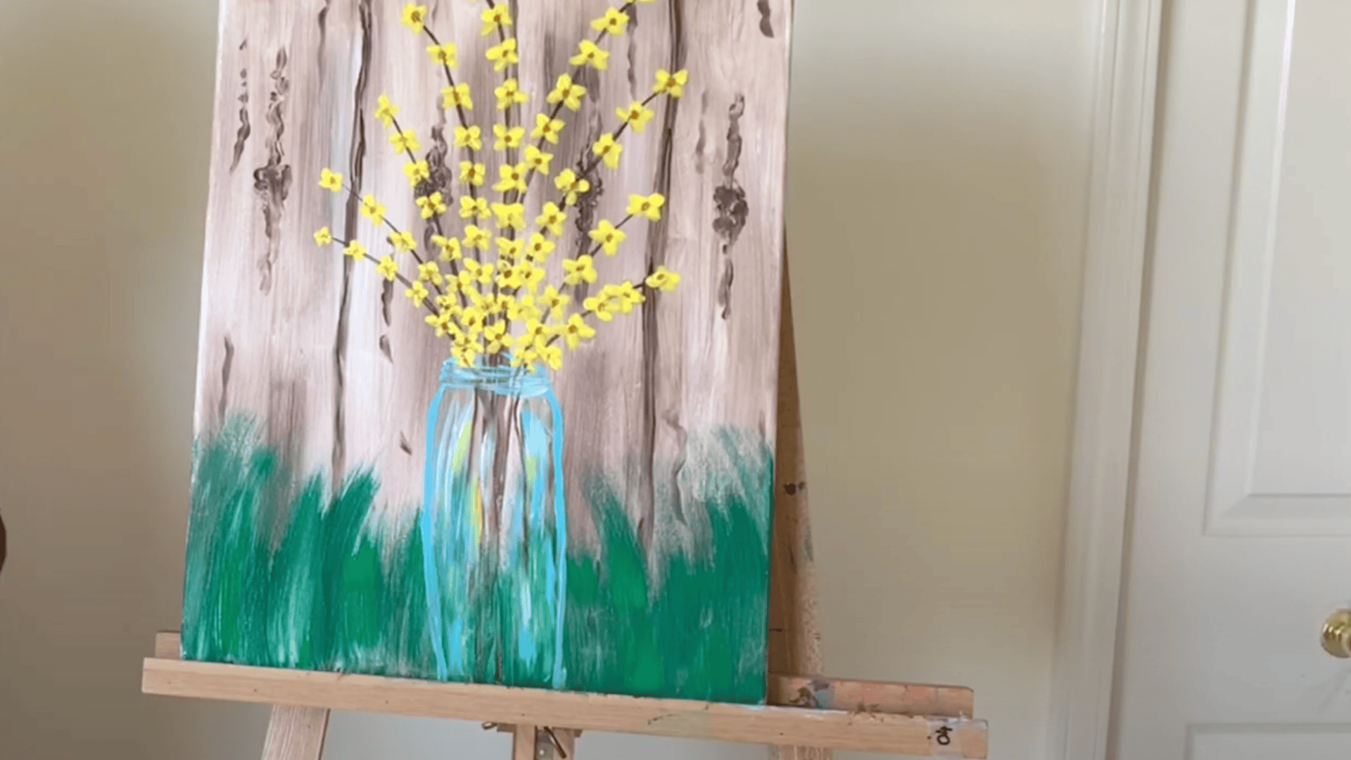 step 7-acrylic-on-canvas