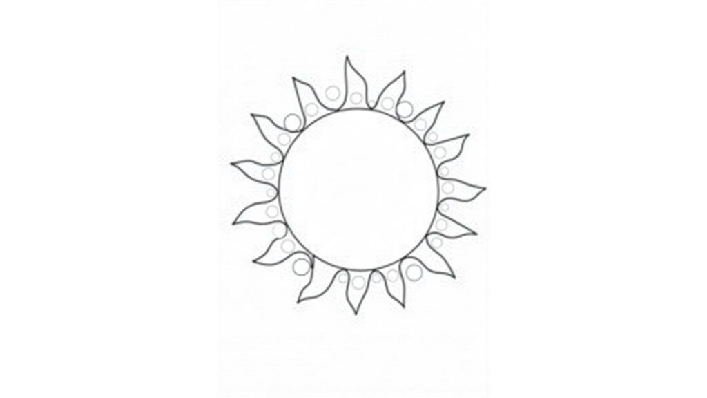 Sun Dot Art