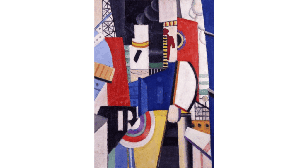 synthetic cubism paintings and later the city