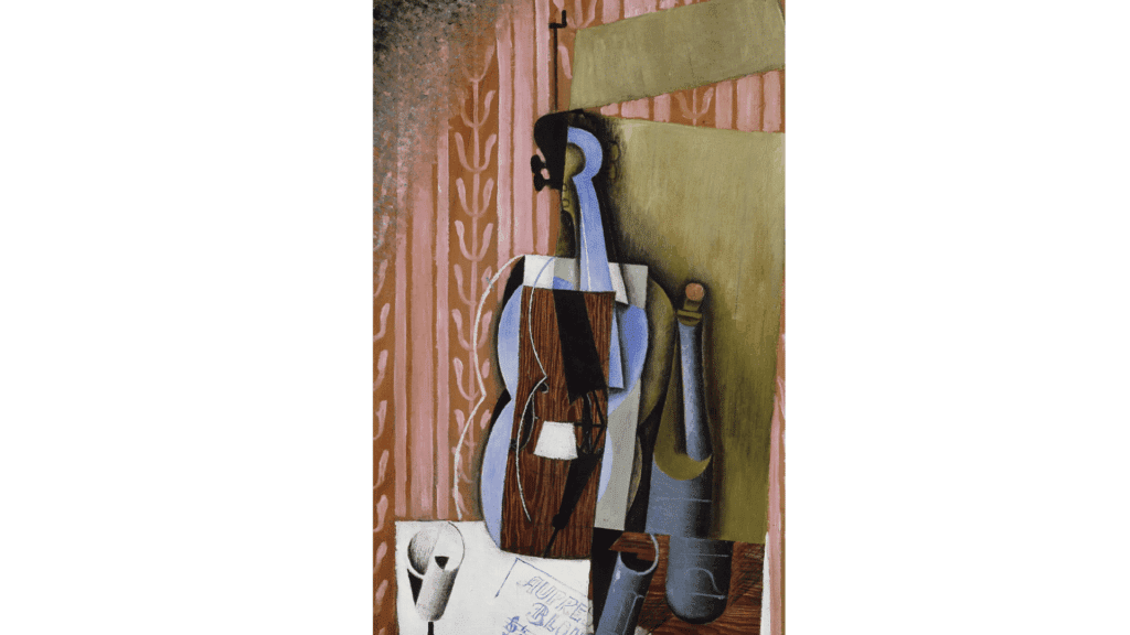 synthetic cubism paintings and later the violin