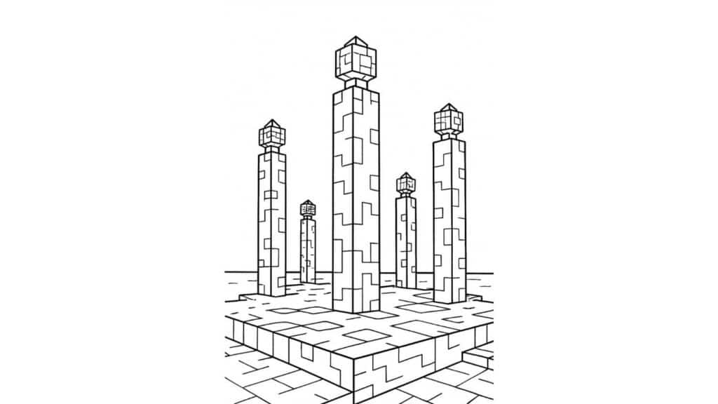 The End with Obsidian Pillars