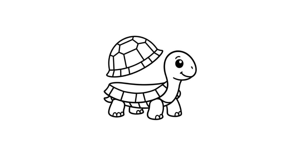 Turtle Shell Mosaic Template