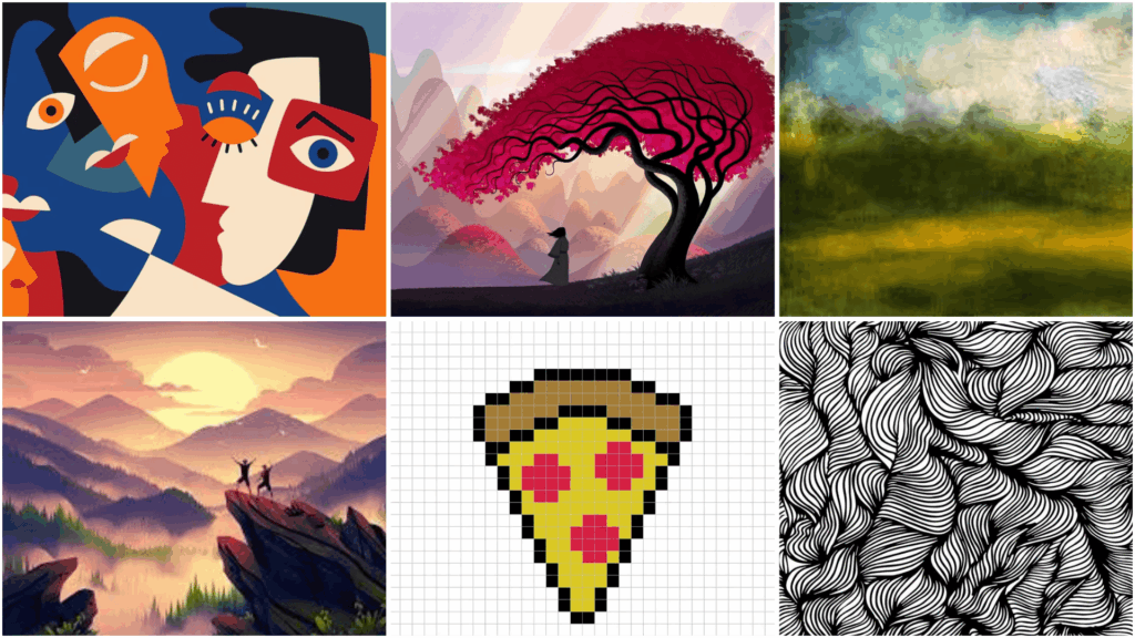 types of digital art 2d digital art forms