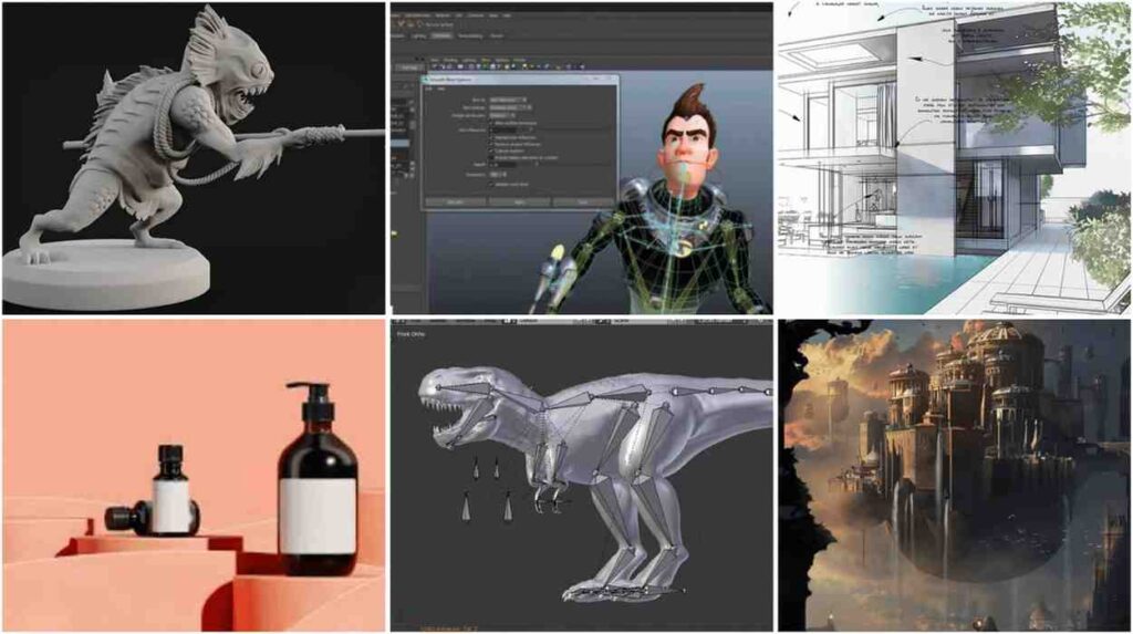 types of digital art 3d digital art form