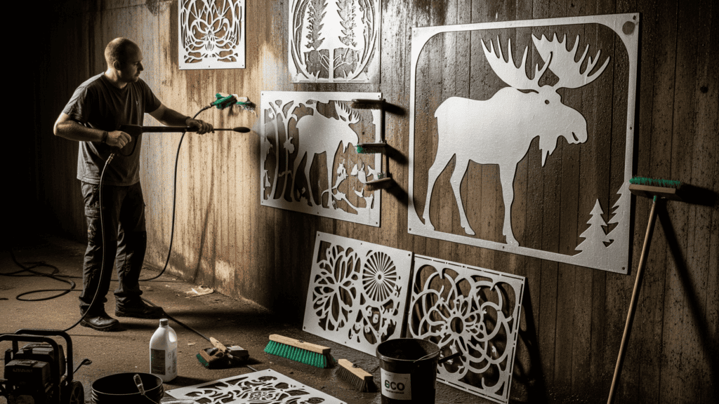 Types of graffiti reverse graffiti eco friendly cleaning art