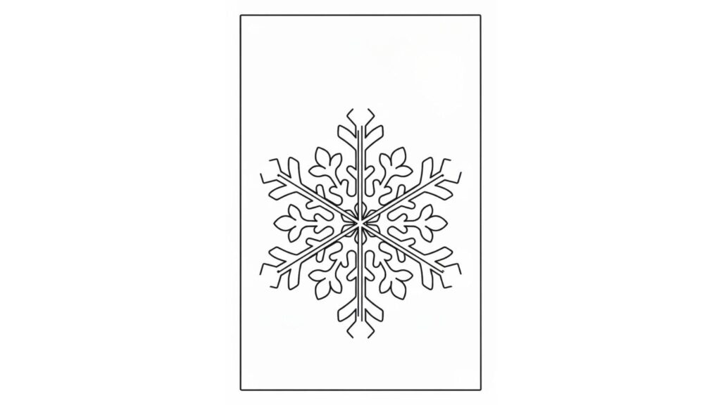 Winter Snowflake Kaleidoscope