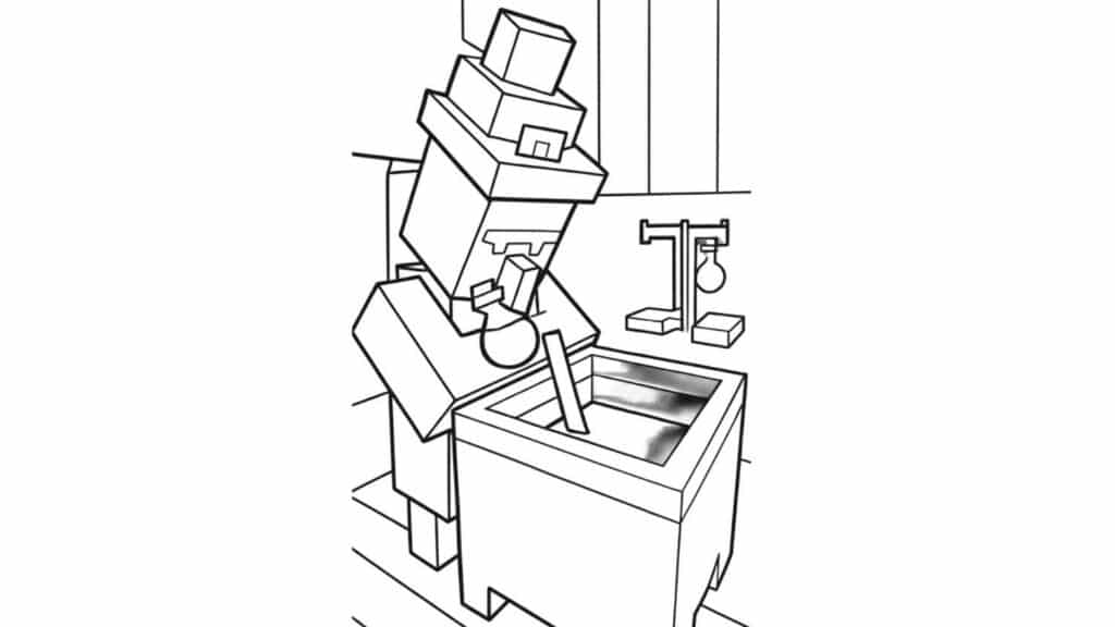 Witch Brewing Potions