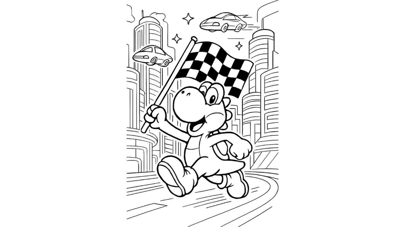Yoshi Racing Ahead